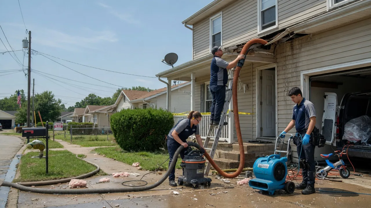 Water Damage Restoration in Tampa, KS near me